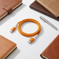 Câble de charge rapide pour téléphone portable USB Type-C tressé KYT 100W