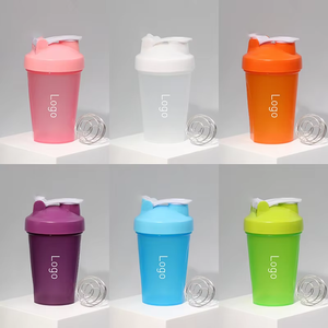 Botella Mezcladora <span class=keywords><strong>Shaker</strong></span> de 400ml para Gimnasio, Vaso de Plástico Portátil para Fitness y Proteína con Logotipo Personalizado, el Más Vendido de FBA - Product Image 2