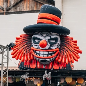 Cabeza de Payaso Gigante Personalizada, Inflable, de Terror, para Casa Embrujada/Jardín de Halloween/Plaza/Fiesta Temática/Bar/Club/Escenario - Product Image 1
