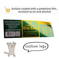Autocollants personnalisés en film holographique brillant estampés à chaud, étiquettes imprimées de haute qualité, emballage de carton pour la marque du produit