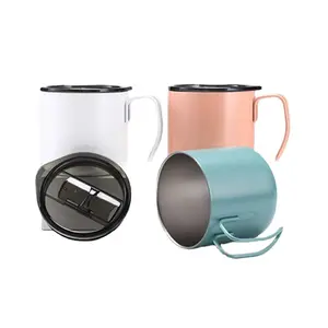 Bottiglia di vino maniglie a doppia parete Red Travel Water Us Warehouse bicchiere in acciaio inossidabile isolato sublimazione Thermos Cup Mug