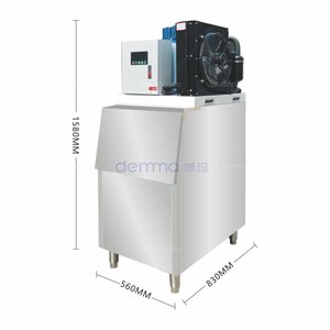 Máquina de Hielo en Escamas Comercial de Acero Inoxidable, Enfriamiento Rápido, Automática, de Alta Precisión, con Capacidad de 500 kg, para Producción de Hielo Granular - Product Image 6
