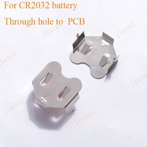 <span class=keywords><strong>Contact</strong></span> de batterie en métal / cage de batterie AG13 LR44 à montage traversant personnalisé, 1,5 V, ROHS CE, profil bas, JIATEL - Product Image 2