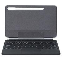 Clavier avec affichage LED, éclairage tactile magique RGB, support en cuir PU, housse pliable pour Sam Tab S9 Plus S8+ S7 + 12.4" X610/X616