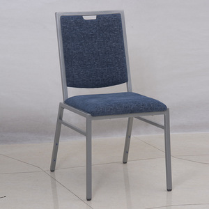 Huiqianhuan Furniture Aluminum Chair With Geometric Fabric Upholstery For <b>Restaurant</b> And Banquet Use - Product Image 2