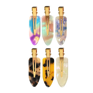 Pinzas para el Cabello de Acetato con Forma de Hoja, Color Degradado, Alta Calidad, para Uso Diario de Mujeres - Product Image 1