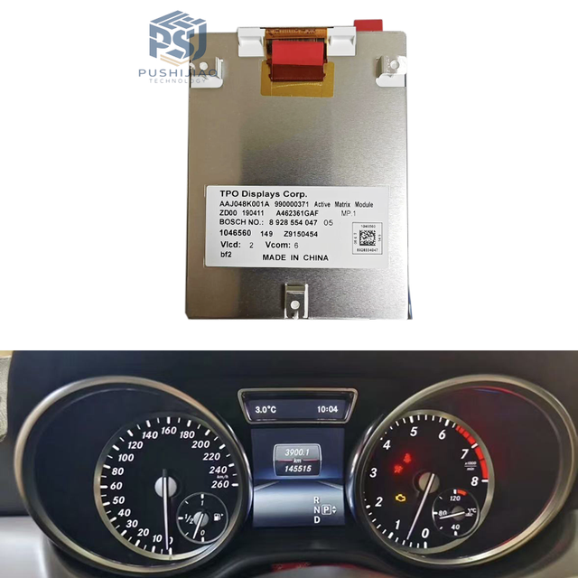 AAJ048K001A Original 4.8 Inch LCD Display Screen for Mercedes Benz W166 W164 GL350 GL450 ML350 Instrument Cluster Dashboard LCD