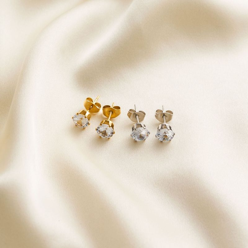 Korean High End Geometric Earrings Simple