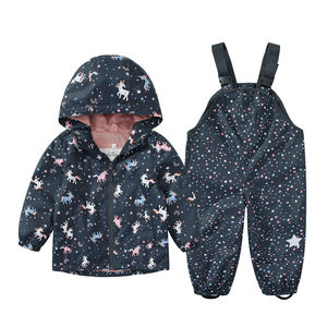 Ensembles de vêtements pour enfants, combinaison imperméable, salopette imperméable pour bébé, pantalon, combinaison pour filles, veste et pantalon pour enfants, costume pour enfants - Product Image 3