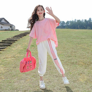 Vêtements d'été à manches courtes pour grandes filles, 4-15 ans, fabriqués en Chine - Product Image 4