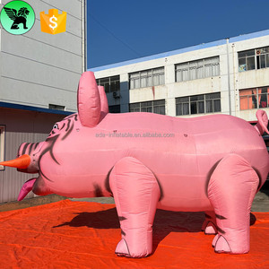 Maiale gonfiabile di pubblicità gigante di Smirk su misura gonfiabile del maiale del partito di evento 4m(L) per la decorazione A8602 della fase - Product Image 6