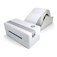 Soporte de papel de etiquetas de rollo de plástico externo para impresora térmica de código de barras de escritorio soporte de papel de etiquetas