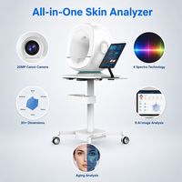 Máquina Analizadora de Piel 3D con Almacenamiento Ilimitado en la Nube, Centro de Datos VIP, Informes Móviles, Simulación de Envejecimiento, IA, 8 Imágenes Inteligentes, Clínica