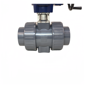 Vanne à boisseau sphérique motorisée en plastique pour eau, compatible UPVC/CPVC/PVC, AC220 - Product Image 3