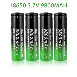 Batterie rechargeable 100% neuve <span class=keywords><strong>18650</strong></span> 3.7V <span class=keywords><strong>9800mAh</strong></span> pour lampe de poche, lampe frontale, batterie Li-ion rechargeable, livraison directe - Product Image 4