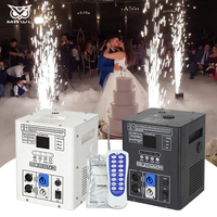 MOWL 750W Machine à Étincelles Froides à Commande DMX Sans Fil, Fontaine Scintillante pour Scène de Mariage