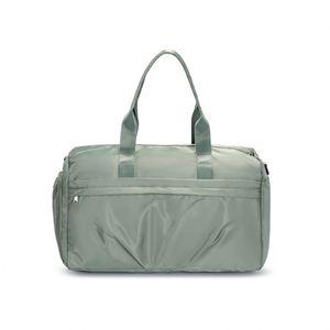 Sac de sport unisexe personnalisé avec logo, imperméable, simple, pour voyage, plage, fitness, avec compartiment sec et humide séparé, sac bandoulière - Product Image 1