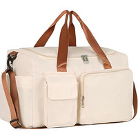 Sac de voyage pour femme, sac de sport avec compartiment à chaussures pour les voyages de week-end