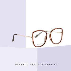 กรอบแว่นตา TR87151 ทรงสี่เหลี่ยม ป้องกันแสงสีฟ้า เลนส์เต็มกรอบ วัสดุ TR90 ดีไซน์สี่เหลี่ยม สำหรับทั้งชายและหญิง - Product Image 1