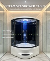 Cabine de douche vapeur multifonction avec baignoire massante et générateur de vapeur pour salle de bain
