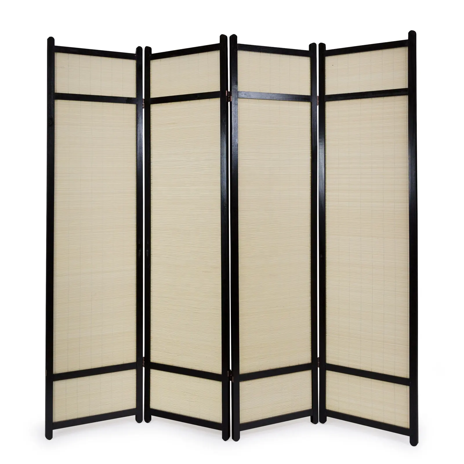 Estilos antiguos modernos 4 paneles portátil plegable bambú habitación divisor pantalla móvil deslizante japonés decoración del hogar Navidad