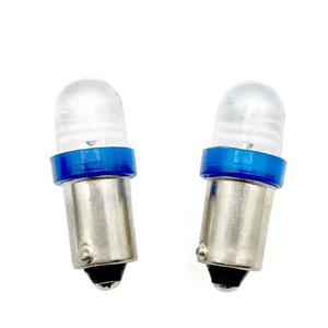 หลอดไฟ LED ทรงกลม สีฟ้าใส แสงสว่างแบบลำแสง ใช้ไฟ AC/DC 6.3 โวลต์ # 44 BA9S # หลอดไฟ LED สำหรับเครื่องพินบอล 47 ดวง - Product Image 3