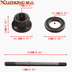 Juego de Pernos de Cabeza de Cilindro Xuzhong para Ford 6.0, Rosca de 14 mm, Longitud de 220 mm, Grado 12.9, Piezas de Repuesto Nuevas - Product Image 1