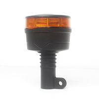 Luz Estroboscópica de Advertencia Intermitente Ámbar ECE SAE de 30 LED, 19W, 8 Modos, con Imán, IP67, 12v 24v, Lámpara Giratoria de Señal de Emergencia