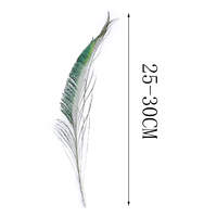 25-30CM 200 pièces plume de paon plume épée plume DIY accessoires de carnaval attrape-rêves plumes pour artisanat décoration de Table et accès