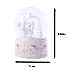 Globo <span class=keywords><strong>de</strong></span> Nieve Navideño con Reno, Decoración Profesional Personalizada <span class=keywords><strong>de</strong></span> Resina Transparente para <span class=keywords><strong>el</strong></span> Hogar, con Luces LED y Música - Product Image 4