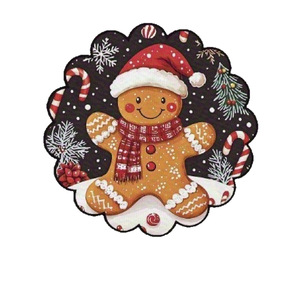 مفرش طاولة مربع جديد وعصري من تيمو بنمط وطني لعيد الميلاد، مصنوع من ألياف البوليستر المطبوعة على الكتان، متين ويمكن تخصيصه - Product Image 5