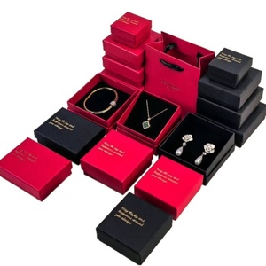 Boîte cadeau en papier écologique recyclable, petit MOQ, étui à bijoux minimaliste en carton avec éponge pour boucles d'oreilles et bracelets - Product Image 5