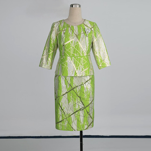 Traje de Vestir de Diseño Verde de Lujo, Personalizado, Talla Grande, Ropa de Mujer, Vestido de Iglesia, Evento, Fiesta - Product Image 1