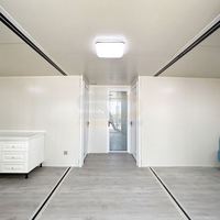 Structure en acier modulaire préfabriquée et portable au design moderne pour l'utilisation