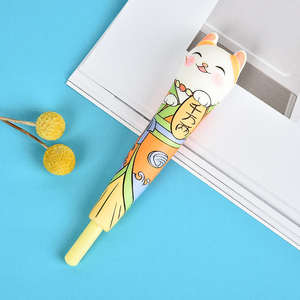 Soododo <span class=keywords><strong>Net</strong></span>赤かわいい中立猫フォーチュンストレス解消ペン超かわいいボールペン学生用ソフトメーカー製品 - Product Image 1