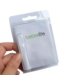 Wholesale custom PET PVC clamshell blister paper card pack plastic tray blister packaging