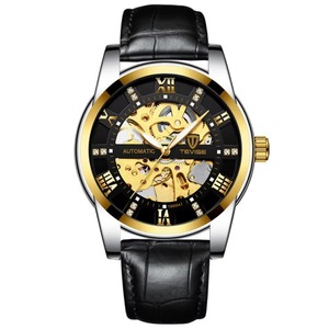 Drioshipping Men Luxury Brand <b>Automatic</b> Wrist <b>Watches</b> Fashion Leather Strap Luminous Male Mechanical <b>Watch</b> Custom Logo - Product Image 2