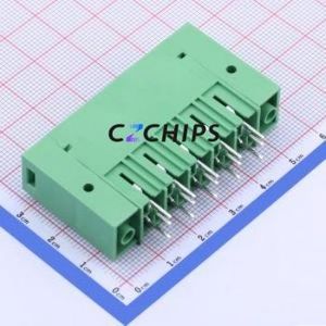 JL5EDGVHM-76205G01 Plug-in Terminal Block Through hole,P=7.62mm Board-to-Board / Socket - Closed Screw Fixing 1x5P 7.62mm - Product Image 2