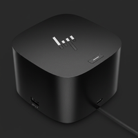 Station d'accueil HP Thunderbolt 280W G4 avec câble combo, port Thunderbolt 4 prenant en charge l'affichage multi-4K