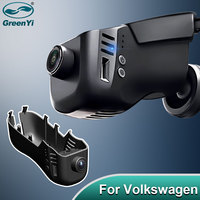 Caméra embarquée GreenYi 4K OEM pour Volkswagen Touareg 2014-2017, Plug & Play, DVR de voiture, contrôle par application WiFi, capteur G, vision nocturne