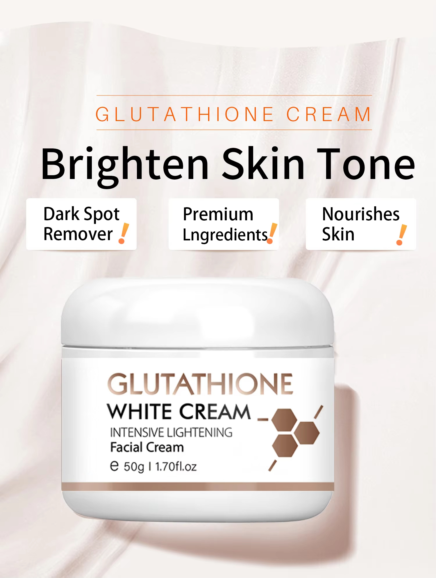 Glutathione Skin Whitening Lightening Bleaching Face Cream Best Whitening Skin  Products for Skin Brightening Black Spots Removal| Alibaba.com