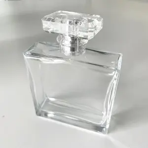 Frasco de perfume de vidro vazio para o corpo, lacon, vaporizador de vidro, perfume preto, 50 ml, frasco de perfume de luxo
