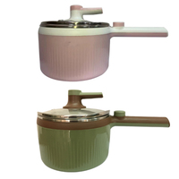 Mini multi-fonction cuisson à la vapeur grille nouilles antiadhésives marmite électrique marmite vente chaude 220V personnalisé OEM rond
