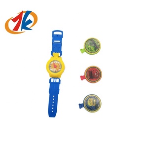 Mini Wrist Watch with Changeable Lids 2025 New Plastic Promotional Toys Kids Gifts Game Set Marketing Items