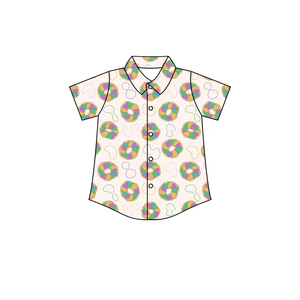 เสื้อฮู้ดเด็กผู้ชาย ลายโดนัท ผ้าคอตตอนผสมสแปนเด็กซ์ ระบายอากาศได้ดี รุ่น BT0751 - Product Image 6