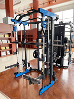 Gm-q1007 Machine Smith multifonctionnelle de fitness, vente en gros usine, pile de poids 325 kg, certifiée CE ISO9001, garantie 3 ans, usage domestique