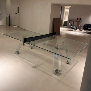 Mesa de <span class=keywords><strong>Billar</strong></span> de Pizarra y Vidrio Templado de Lujo para Uso Doméstico, Diseño Nuevo, Venta Caliente, 7 pies, 8 pies, 9 pies, Moderna, Transparente, Personalizable - Product Image 5