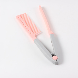 Peigne professionnel pour Salon de coiffure, brosse à lisser, Type <span class=keywords><strong>V</strong></span>, Diy, outils de coiffure - Product Image 5