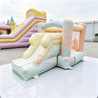 Prix de gros, taille personnalisée, structure gonflable commerciale en PVC écologique avec toboggan pour tout-petits, château gonflable extérieur pour mariage