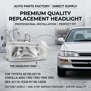 ไฟหน้ารถยนต์81150-1A520 81110-1E250สำหรับ <span class=keywords><strong>Toyota</strong></span> AE100 <span class=keywords><strong>AE110</strong></span> Corolla Ae92 1992 1993 1994 1995 - Product Image 1